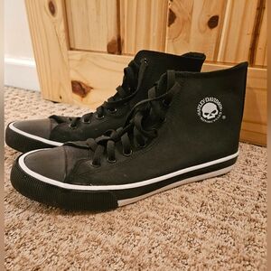 Used Men's Harley-Davidson Baxter ll High-Top Sneaker Size 9.5